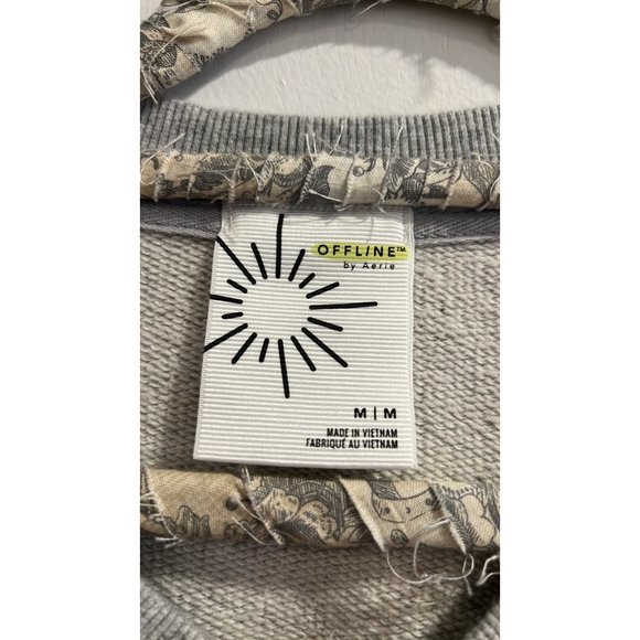 Aerie Cropped Sweatshirt - Picture 3 of 3